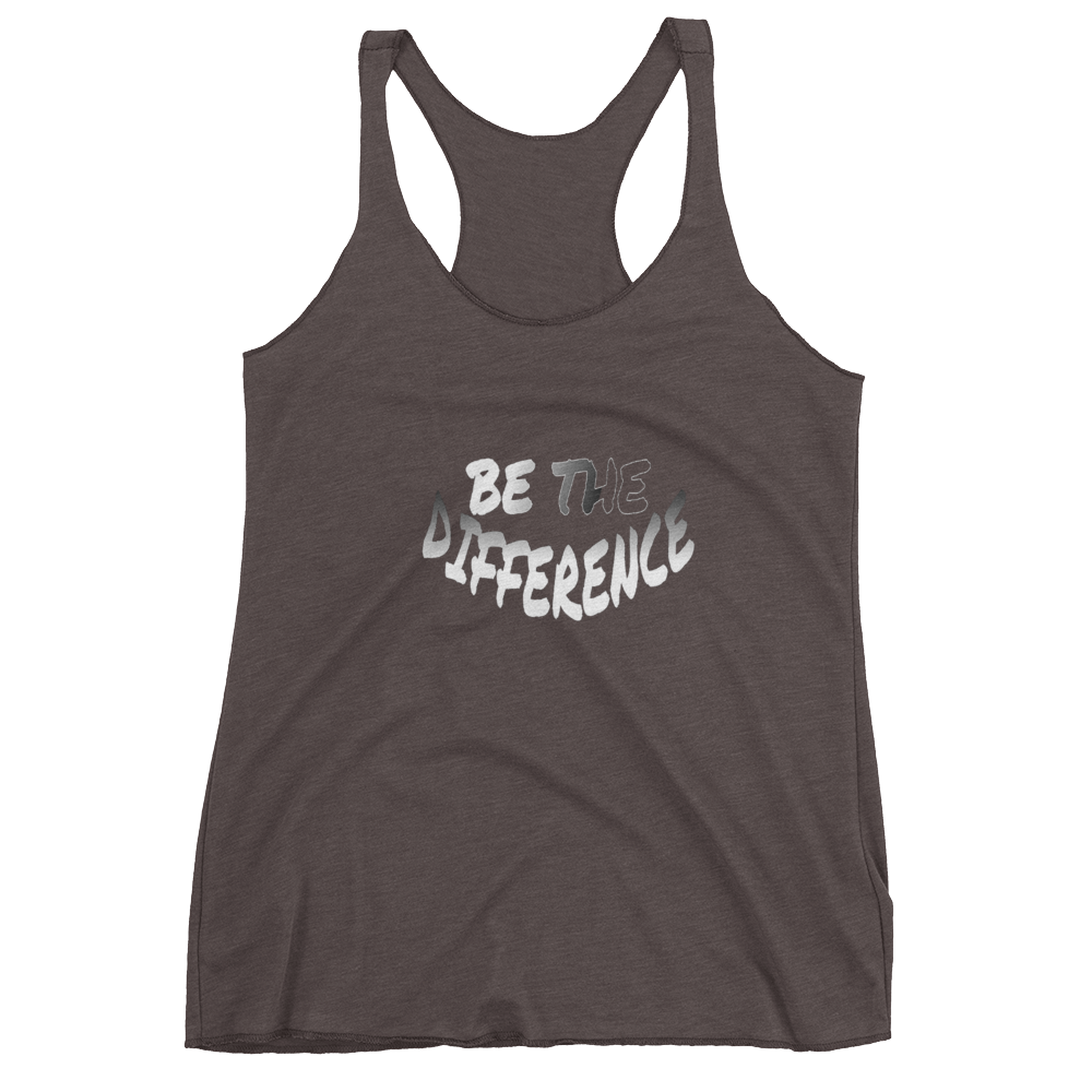 Be The Difference Ladies Racerback Tanks - Be Ye AWARE Clothing