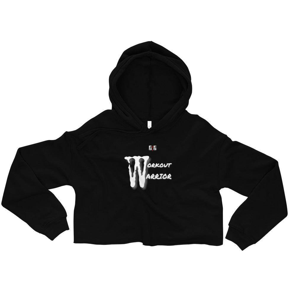 Workout Warrior Ladies Crop Hoodie