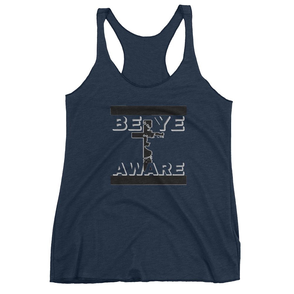 BYAWARE Ladies Racerback tanks - Be Ye AWARE Clothing