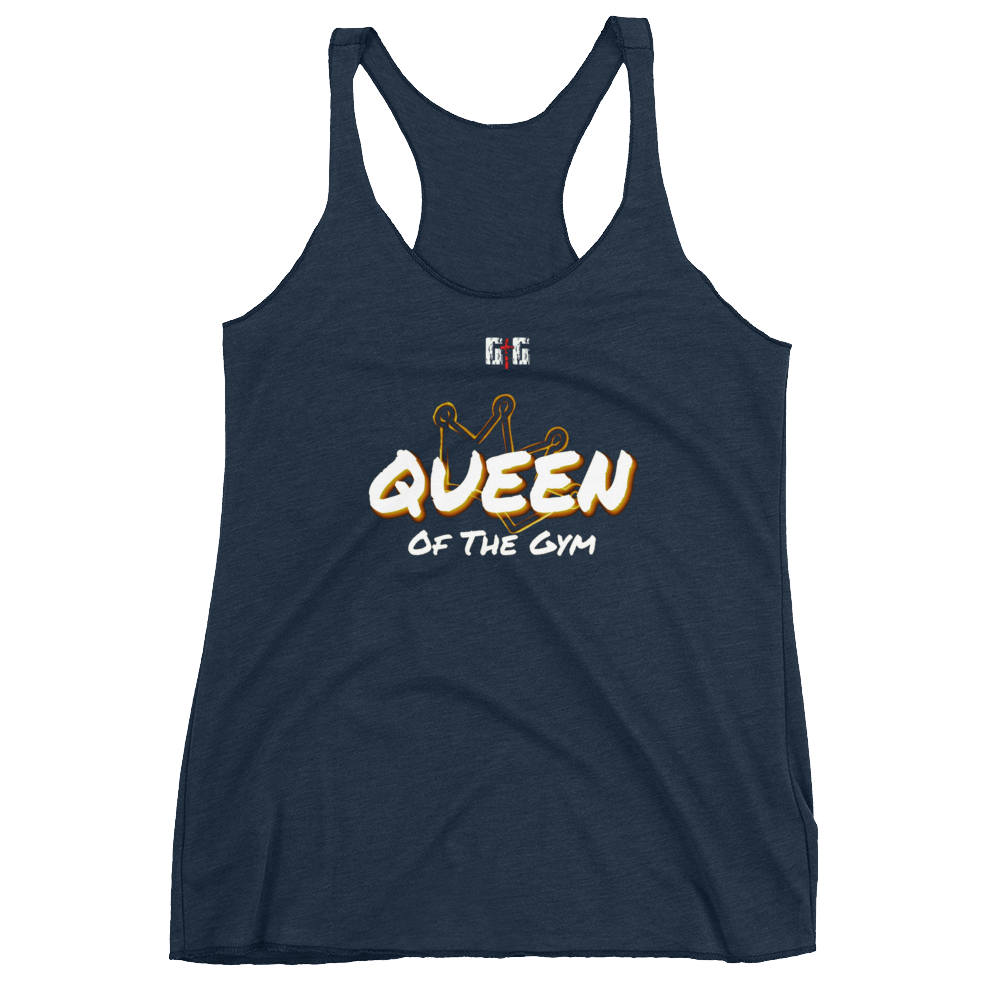 Queen of the Gym Ladies Racerback Tanks - Be Ye AWARE Clothing