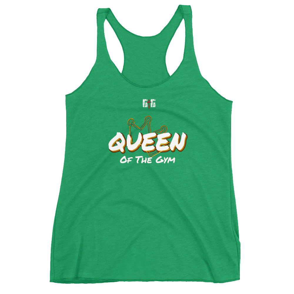 Queen of the Gym Ladies Racerback Tanks - Be Ye AWARE Clothing
