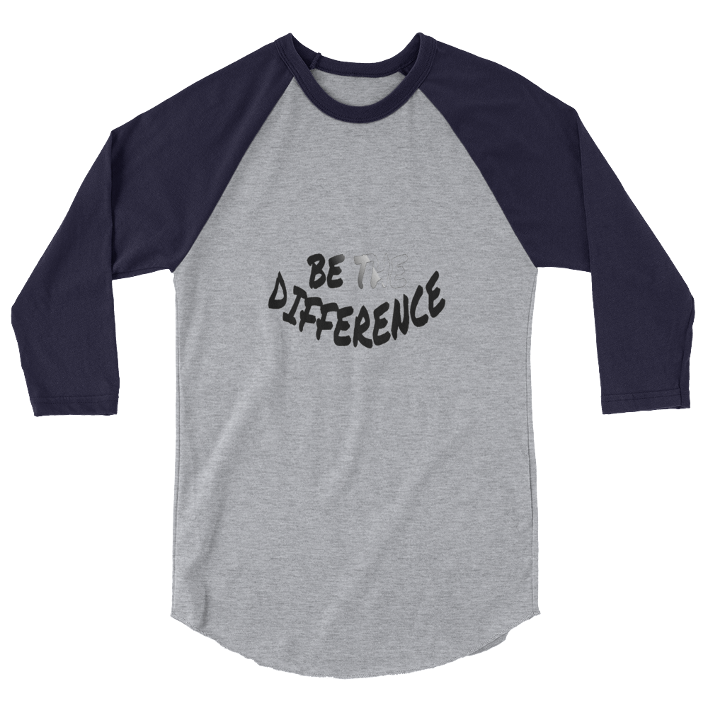 Be The Difference Men/Unisex Baseball Tees - Be Ye AWARE Clothing