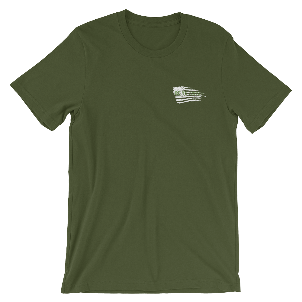 Military Courage II Embroidered Men/Unisex Tees - Be Ye AWARE Clothing