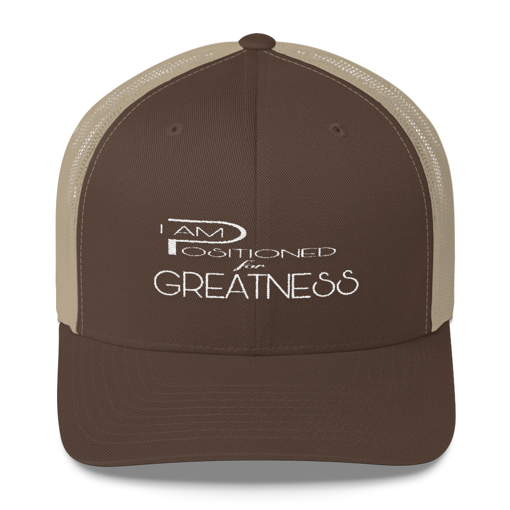 Positioned for Greatness Trucker Caps - Be Ye AWARE Clothing