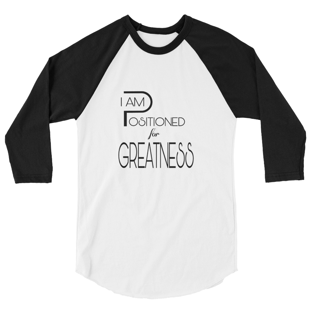 Positioned for Greatness Men/Unisex Baseball Tees - Be Ye AWARE Clothing
