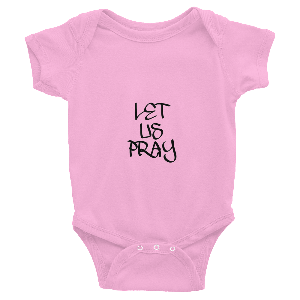 Let Us Pray Onesies - Be Ye AWARE Clothing