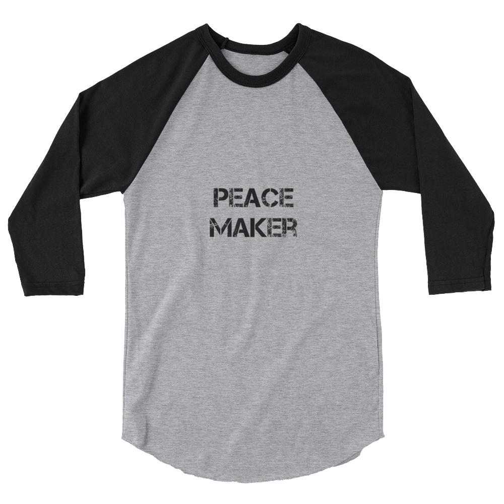 Peace Maker Men/Unisex Baseball Tees - Be Ye AWARE Clothing