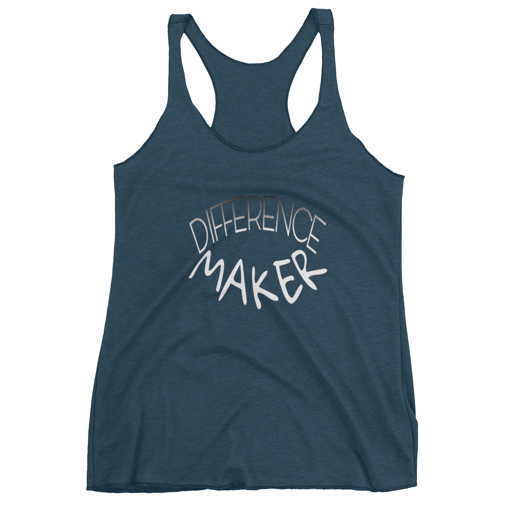 Difference Maker Ladies Racerback Tanks - Be Ye AWARE Clothing