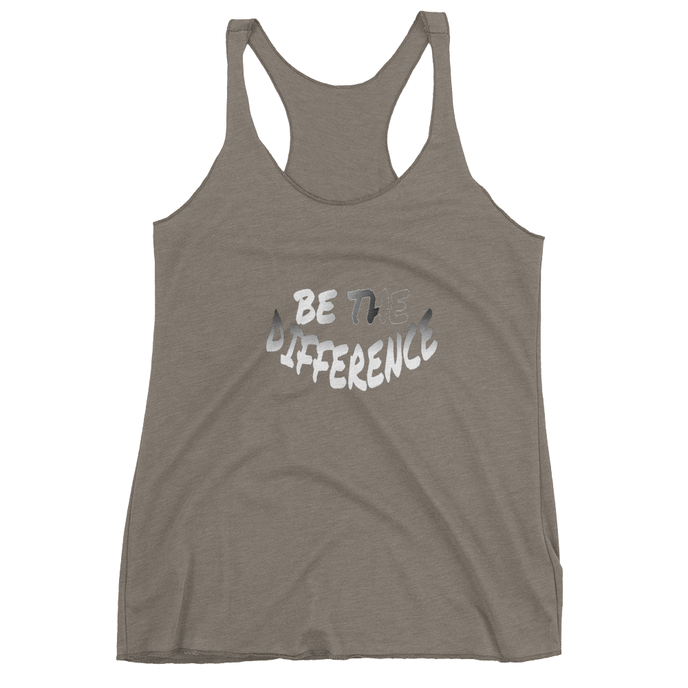 Be The Difference Ladies Racerback Tanks - Be Ye AWARE Clothing