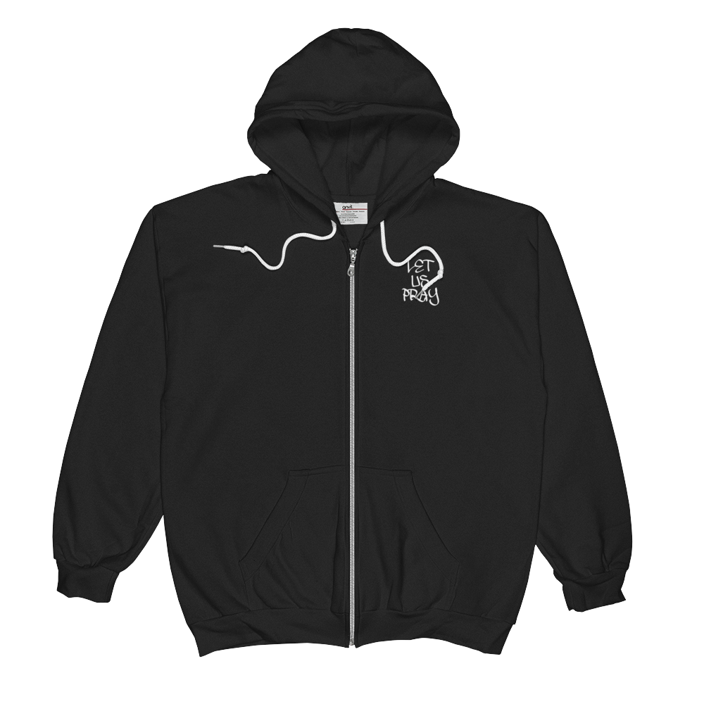 Let Us Pray Men/Unisex Zip Hoodies - Be Ye AWARE Clothing