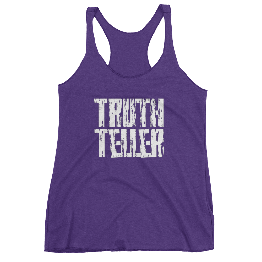 Truth Teller Ladies Racerback Tanks - Be Ye AWARE Clothing