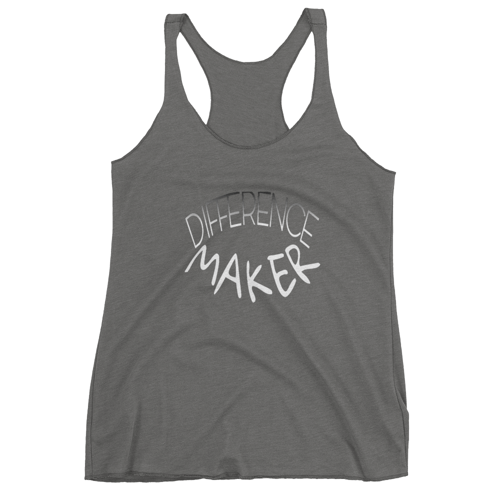 Difference Maker Ladies Racerback Tanks - Be Ye AWARE Clothing