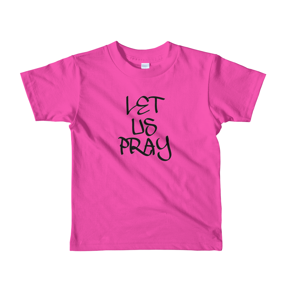 Let Us Pray - Boys/Unisex Kids T-Shirts - Be Ye AWARE Clothing