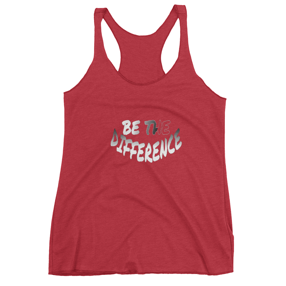 Be The Difference Ladies Racerback Tanks - Be Ye AWARE Clothing