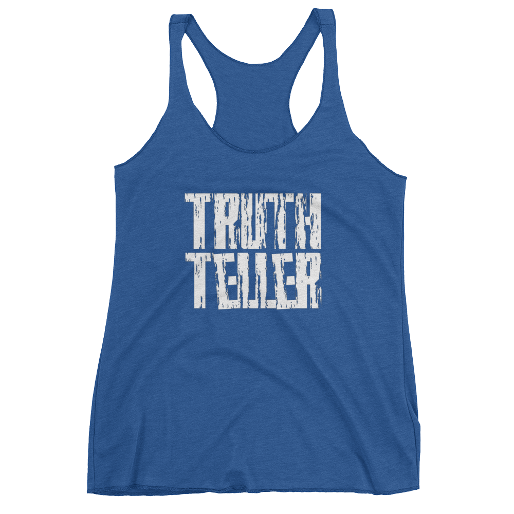 Truth Teller Ladies Racerback Tanks - Be Ye AWARE Clothing