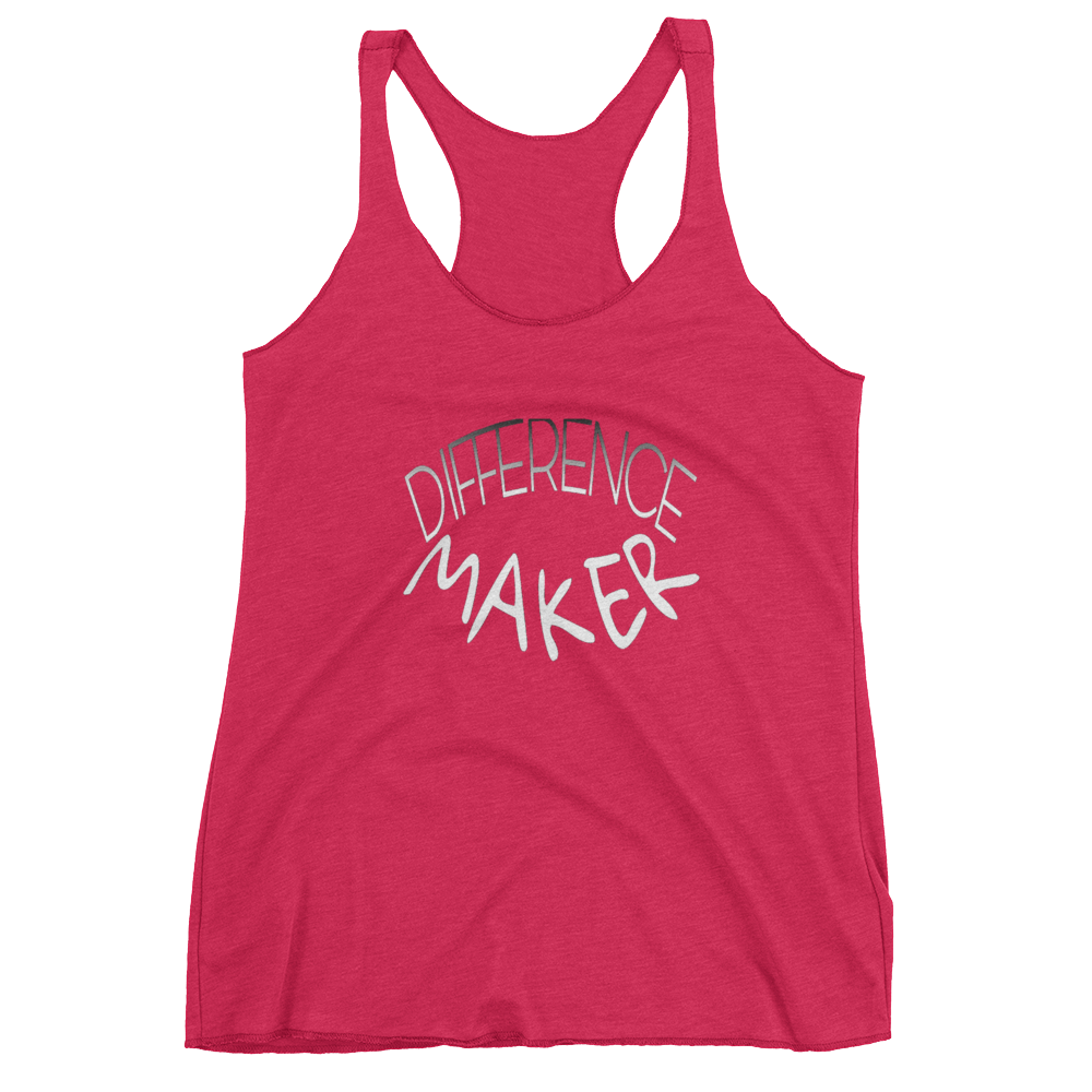 Difference Maker Ladies Racerback Tanks - Be Ye AWARE Clothing