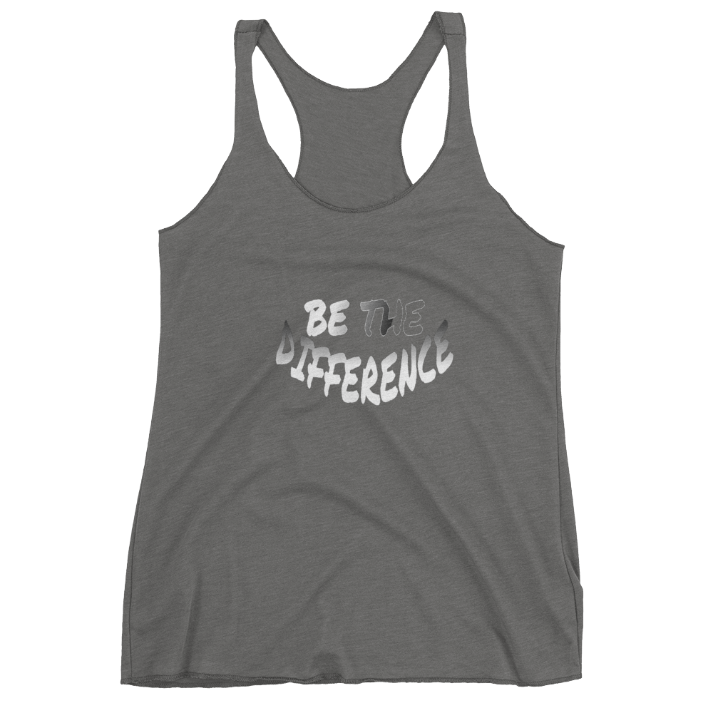 Be The Difference Ladies Racerback Tanks - Be Ye AWARE Clothing