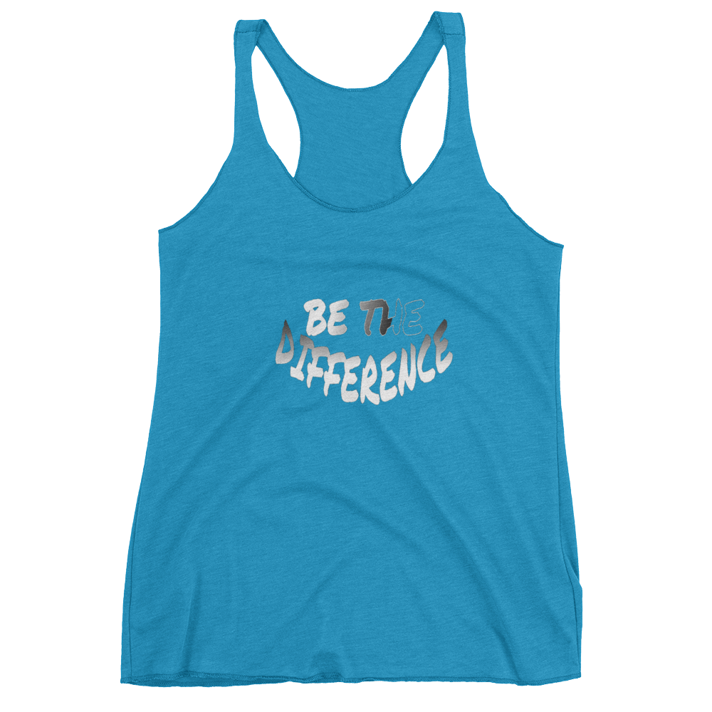 Be The Difference Ladies Racerback Tanks - Be Ye AWARE Clothing
