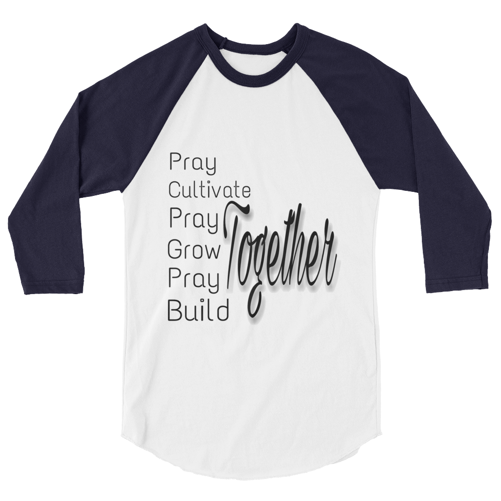 Pray Together Men/UnisexBaseball Tees - Be Ye AWARE Clothing
