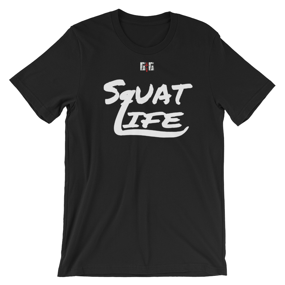 Squat Life Men's/Unisex Tees - Be Ye AWARE Clothing