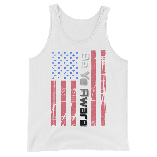 Old Glory - Men's/Unisex Tanks - Be Ye AWARE Clothing