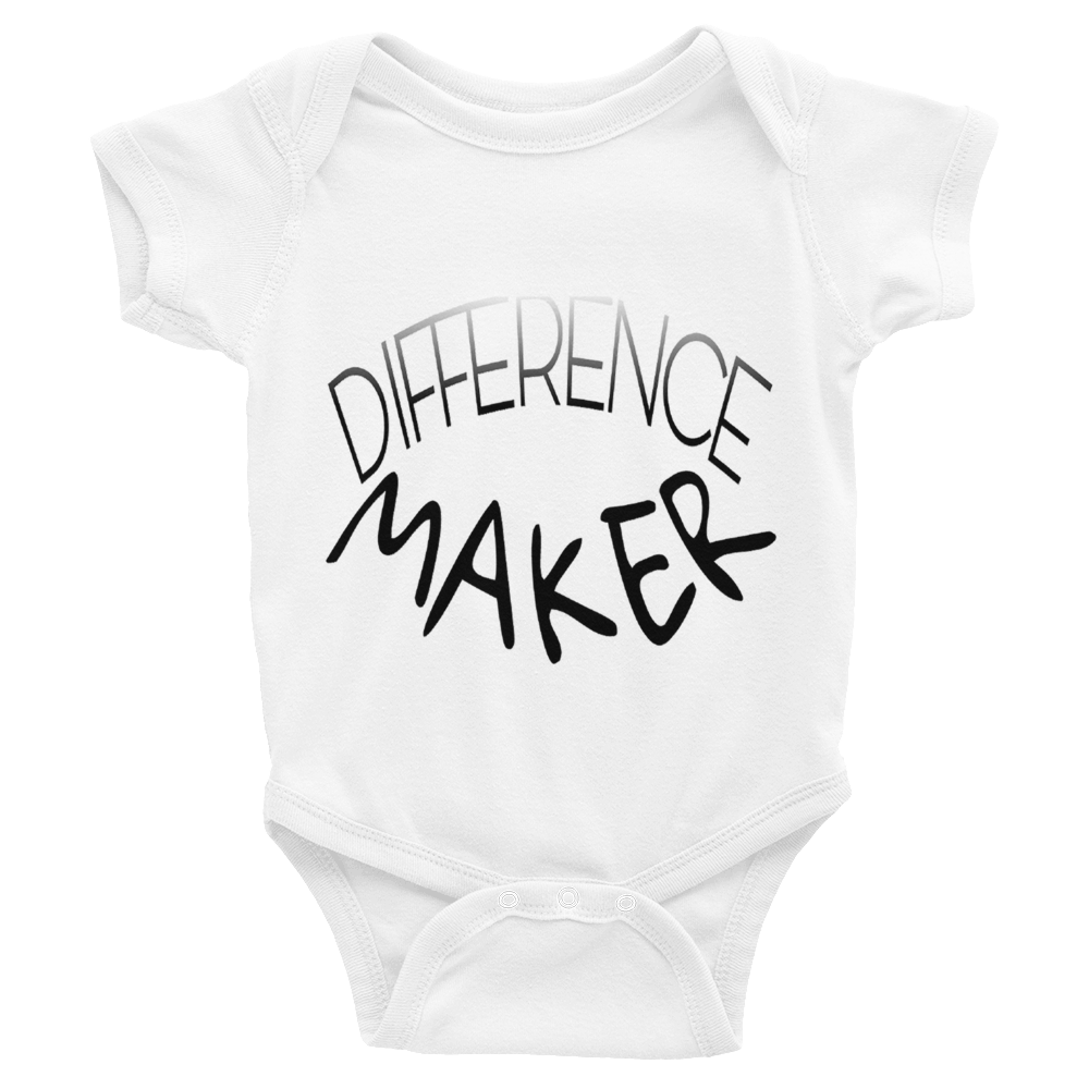 Difference Maker Baby Onesies - Be Ye AWARE Clothing