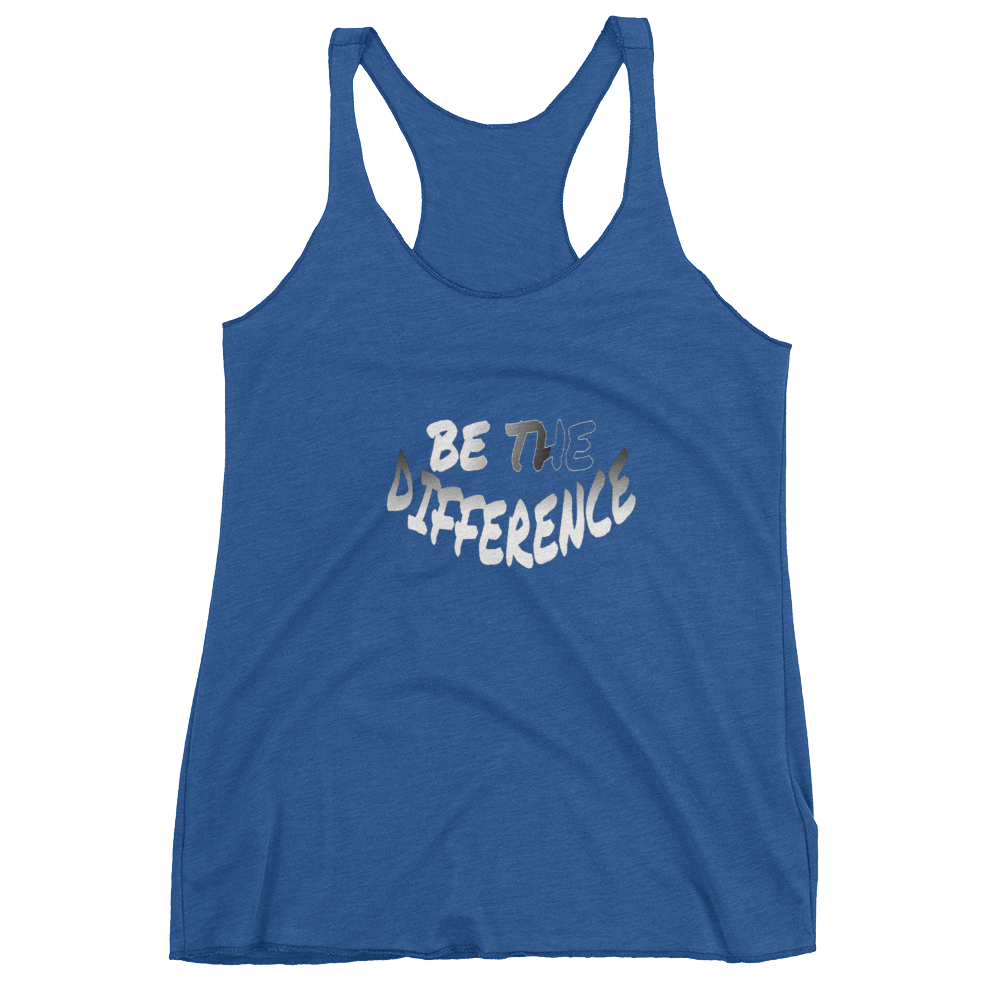 Be The Difference Ladies Racerback Tanks - Be Ye AWARE Clothing