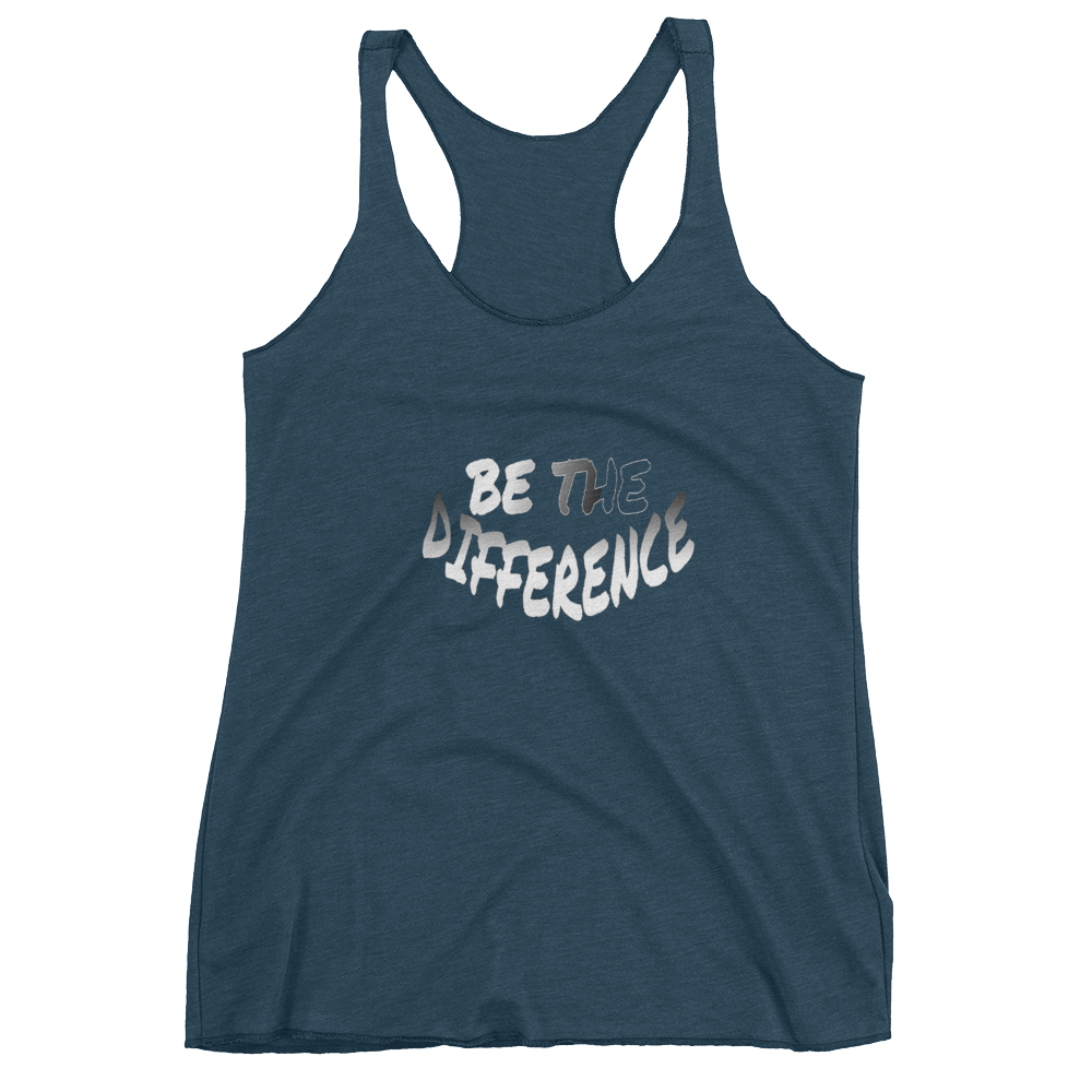 Be The Difference Ladies Racerback Tanks - Be Ye AWARE Clothing