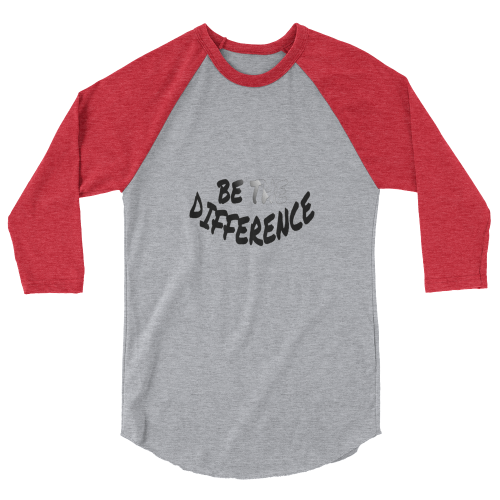 Be The Difference Men/Unisex Baseball Tees - Be Ye AWARE Clothing
