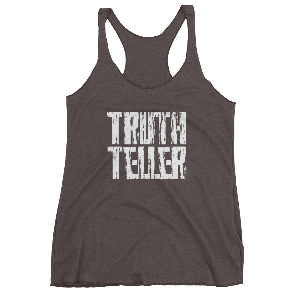 Truth Teller Ladies Racerback Tanks - Be Ye AWARE Clothing