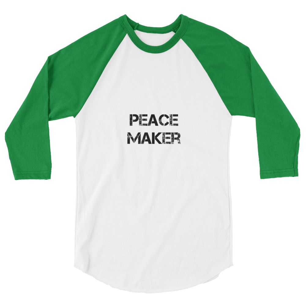 Peace Maker Men/Unisex Baseball Tees - Be Ye AWARE Clothing