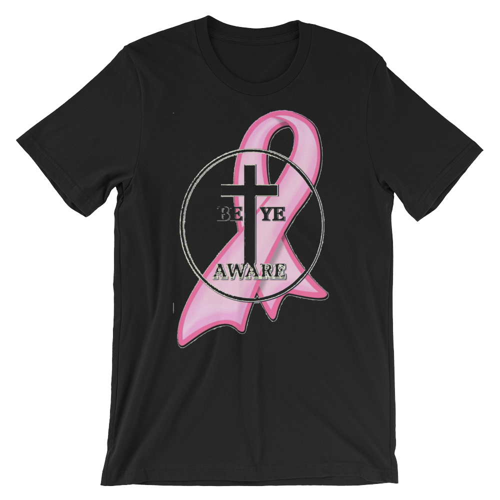 BCA ladies'/Unisex Awareness Tee - Black - Be Ye AWARE Clothing