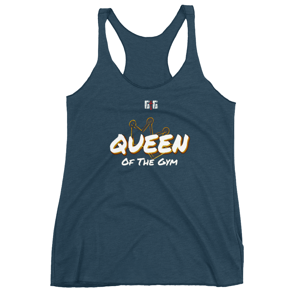 Queen of the Gym Ladies Racerback Tanks - Be Ye AWARE Clothing