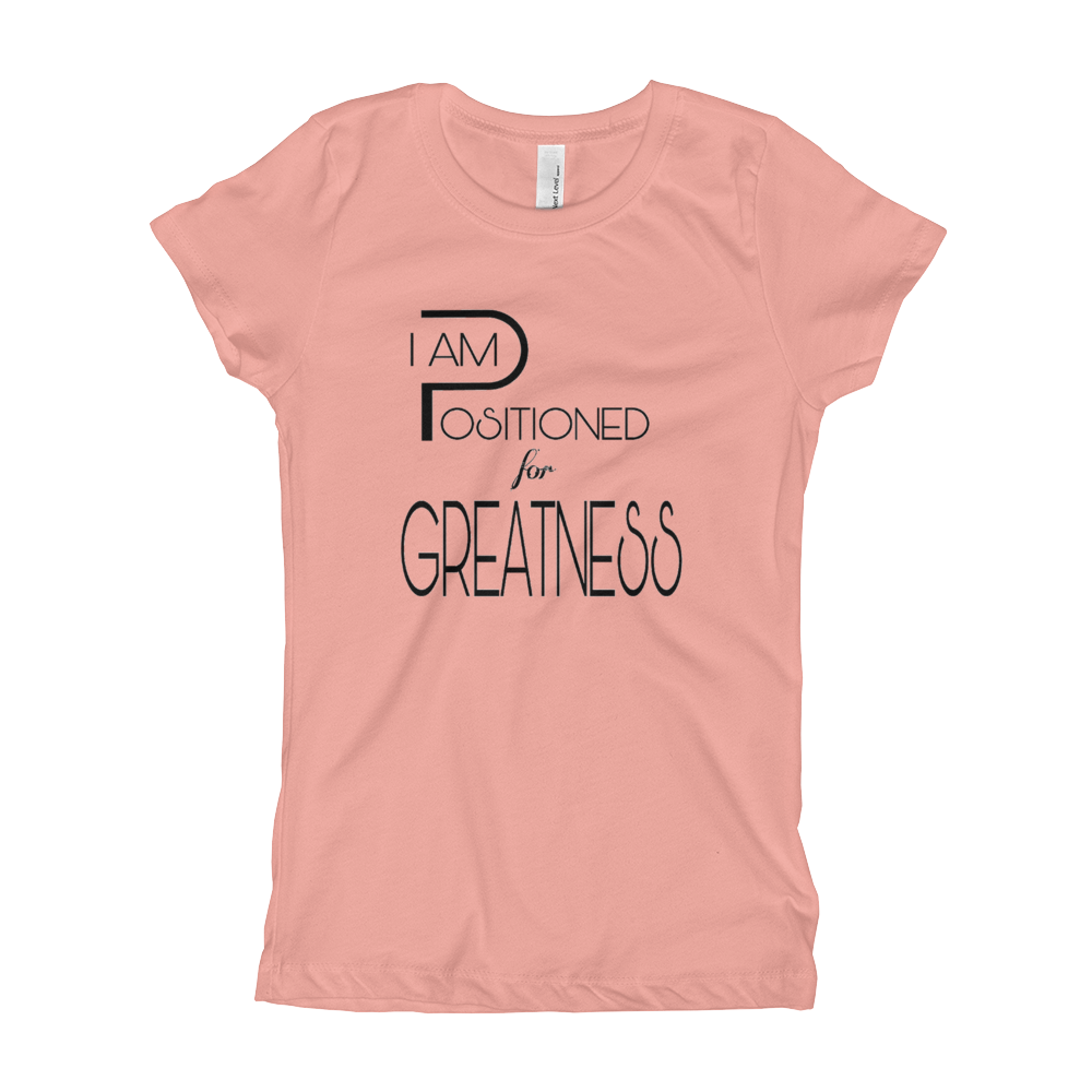 Positioned Girl's T-Shirts - Be Ye AWARE Clothing