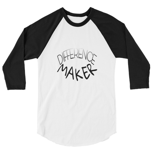 Difference Maker Men/Unisex Baseball Tees - Be Ye AWARE Clothing