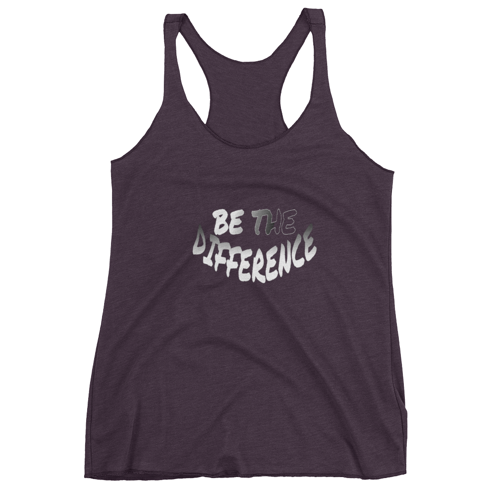 Be The Difference Ladies Racerback Tanks - Be Ye AWARE Clothing