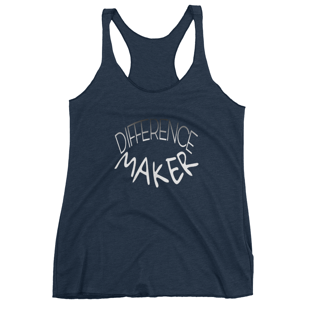 Difference Maker Ladies Racerback Tanks - Be Ye AWARE Clothing