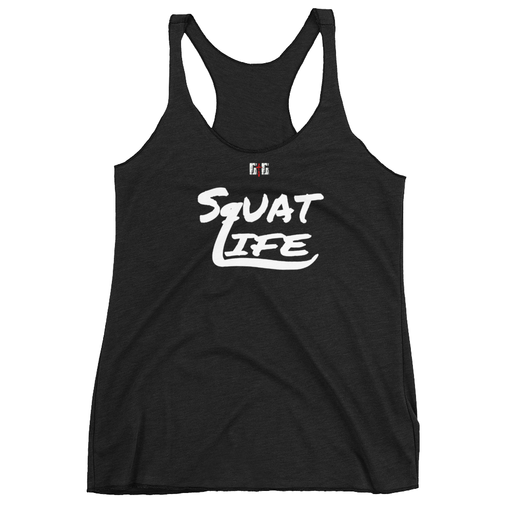 Squat Life Ladies' Racerback Tanks - Be Ye AWARE Clothing