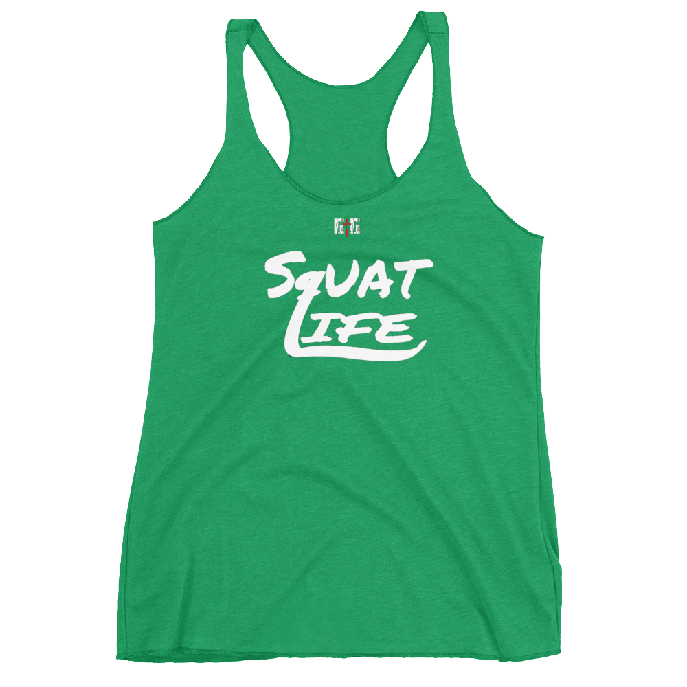 Squat Life Ladies' Racerback Tanks - Be Ye AWARE Clothing