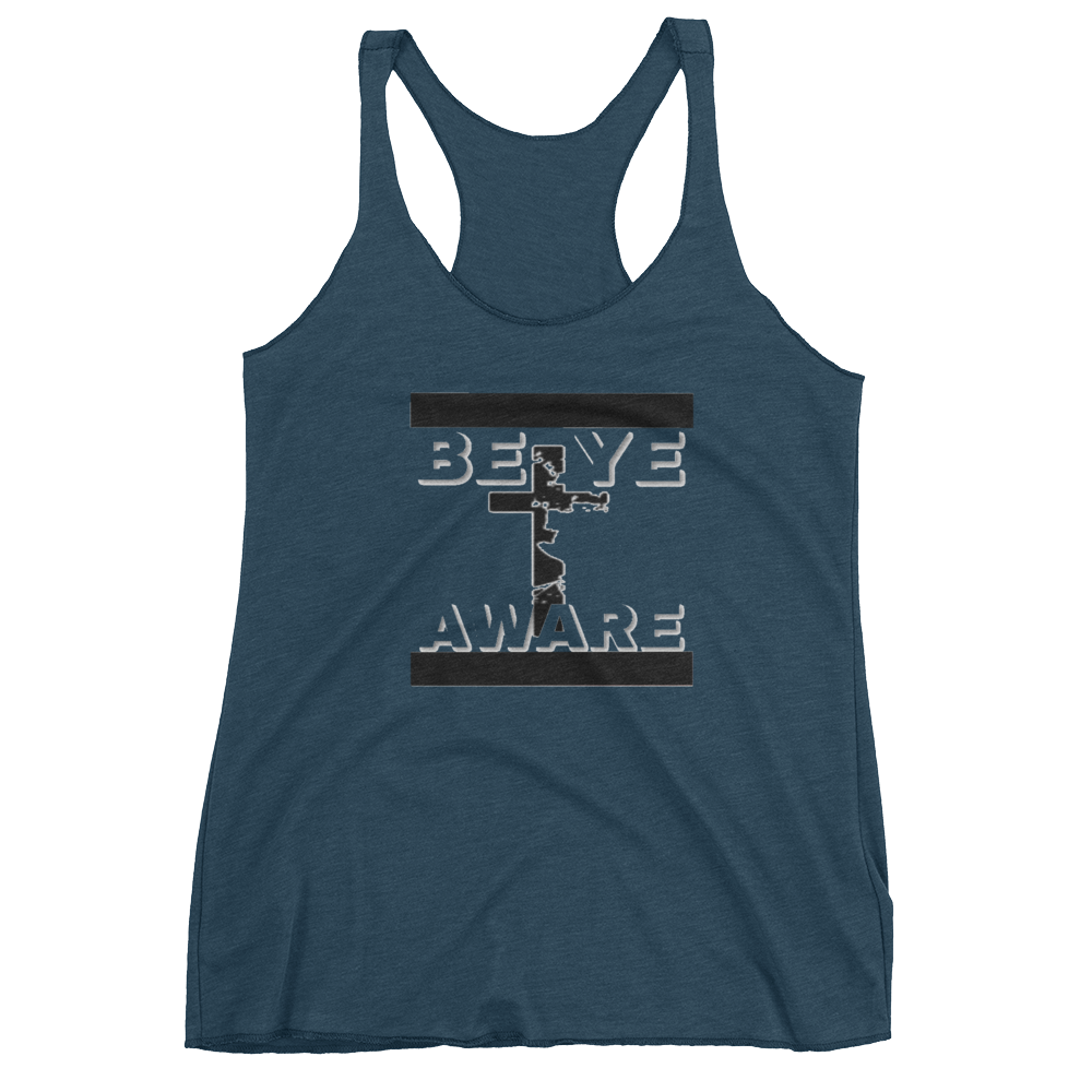 BYAWARE Ladies Racerback tanks - Be Ye AWARE Clothing