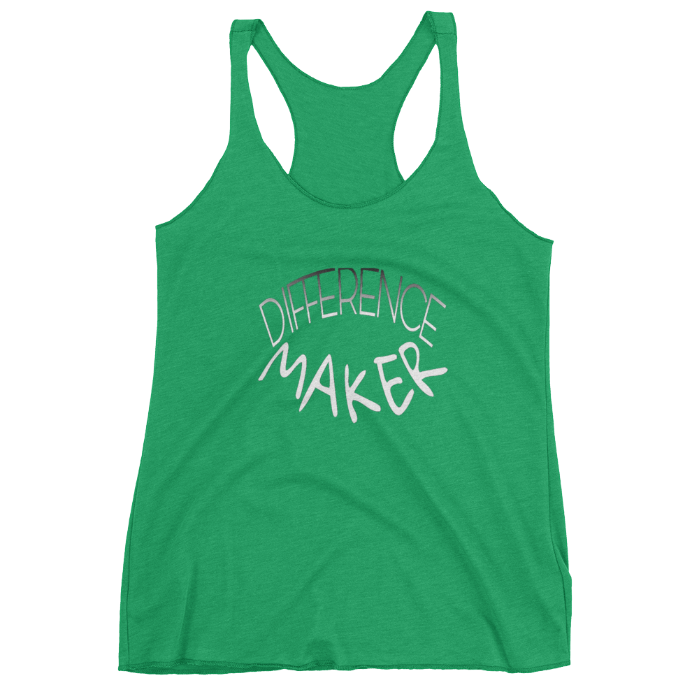 Difference Maker Ladies Racerback Tanks - Be Ye AWARE Clothing
