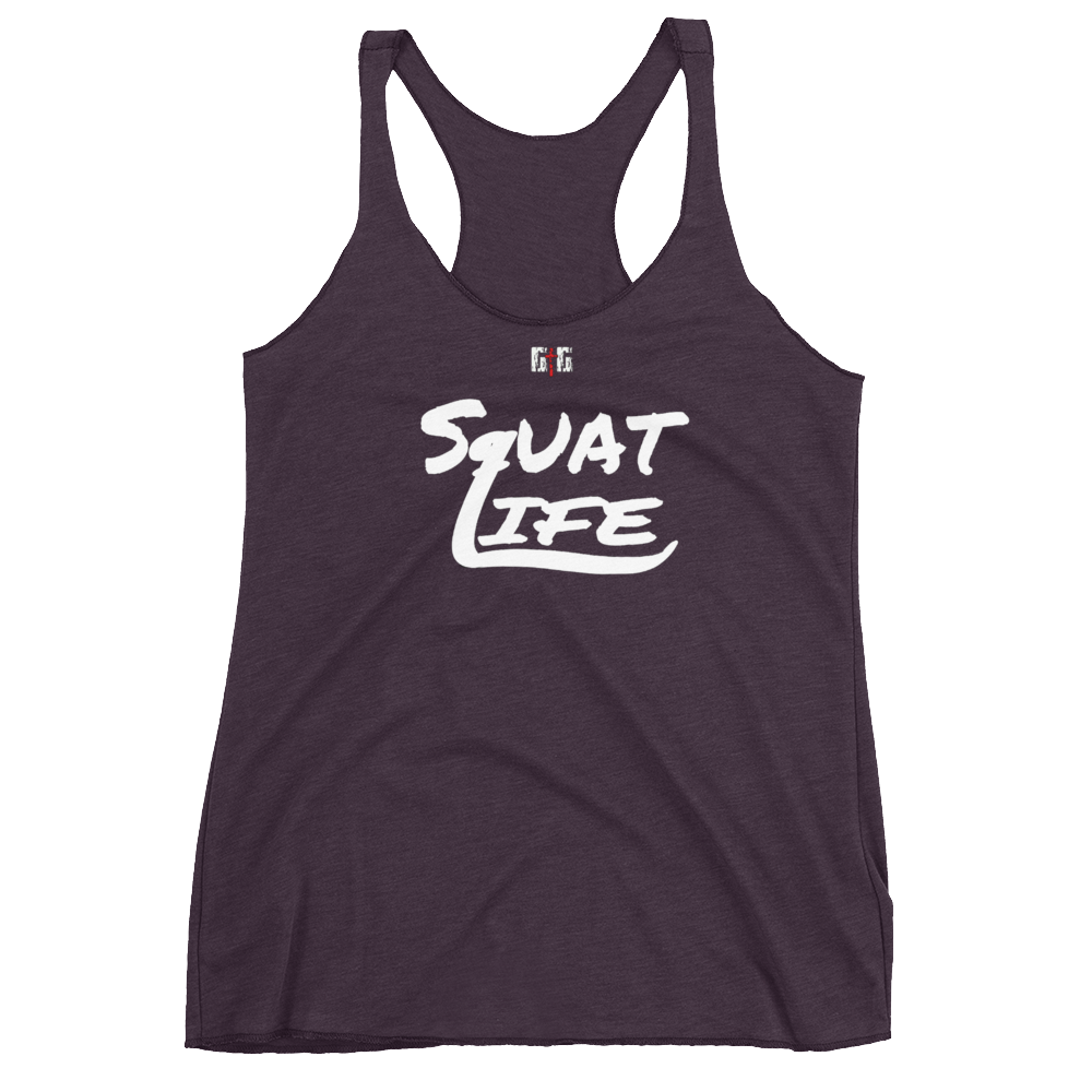 Squat Life Ladies' Racerback Tanks - Be Ye AWARE Clothing
