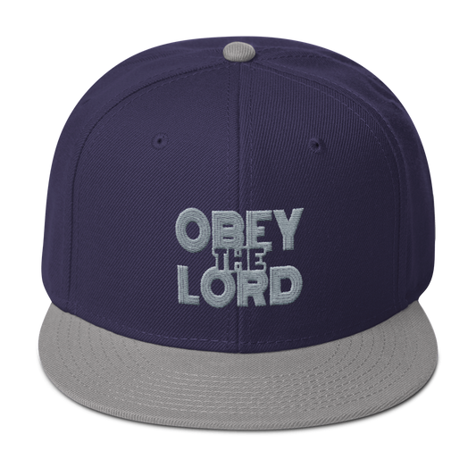 Obey the LORD Unisex Snapback Hats - Be Ye AWARE Clothing