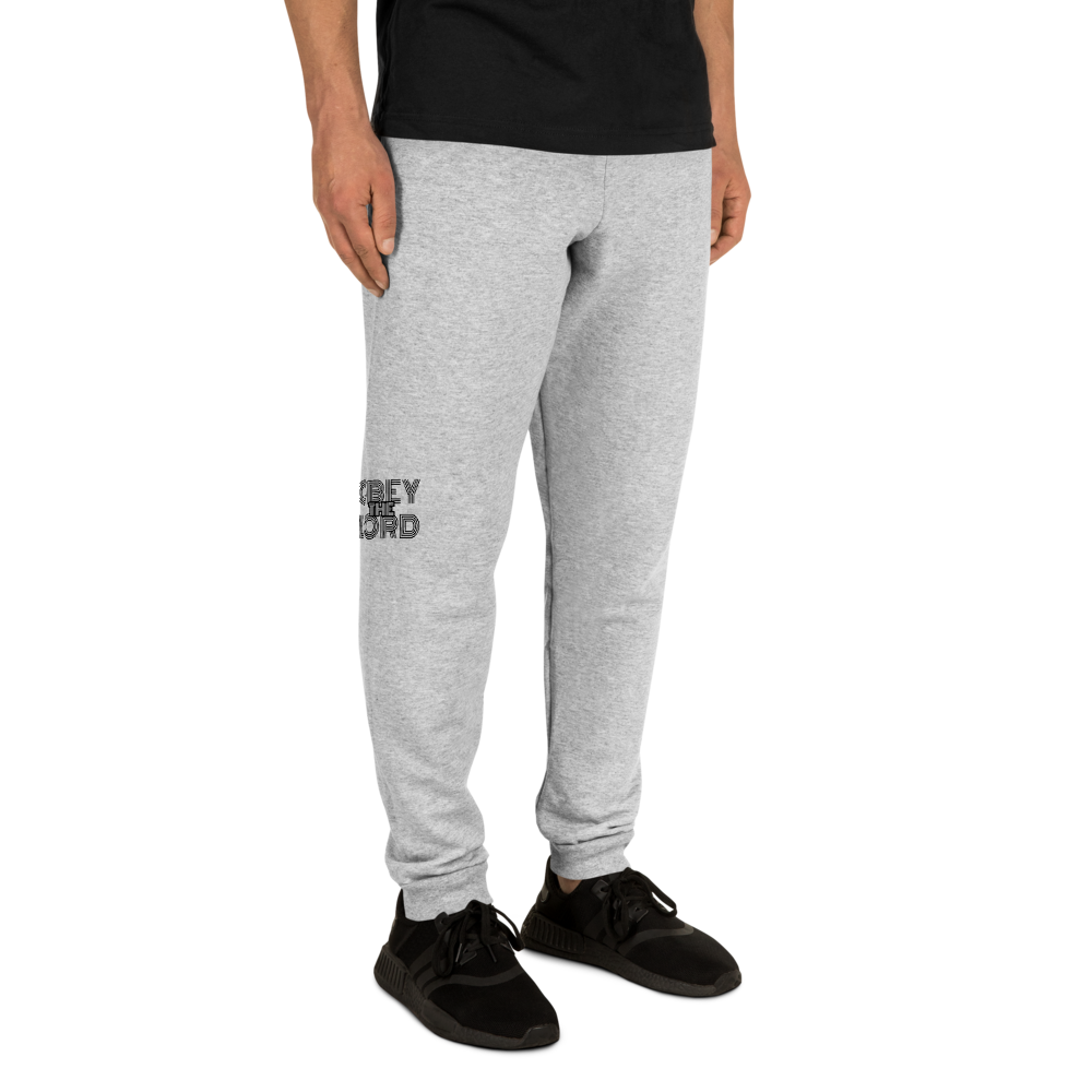 Obey the Lord Men/Unisex Joggers - Be Ye AWARE Clothing