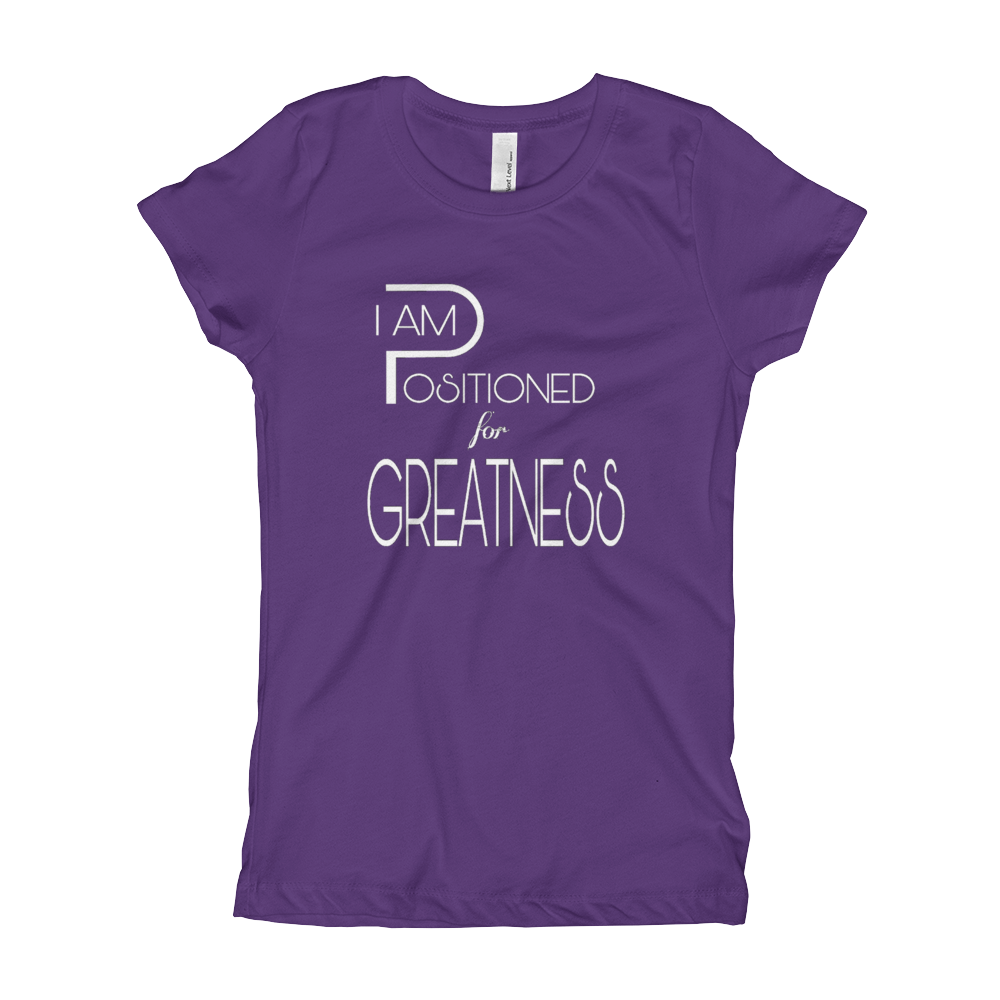 Positioned Girl's T-Shirts - Be Ye AWARE Clothing