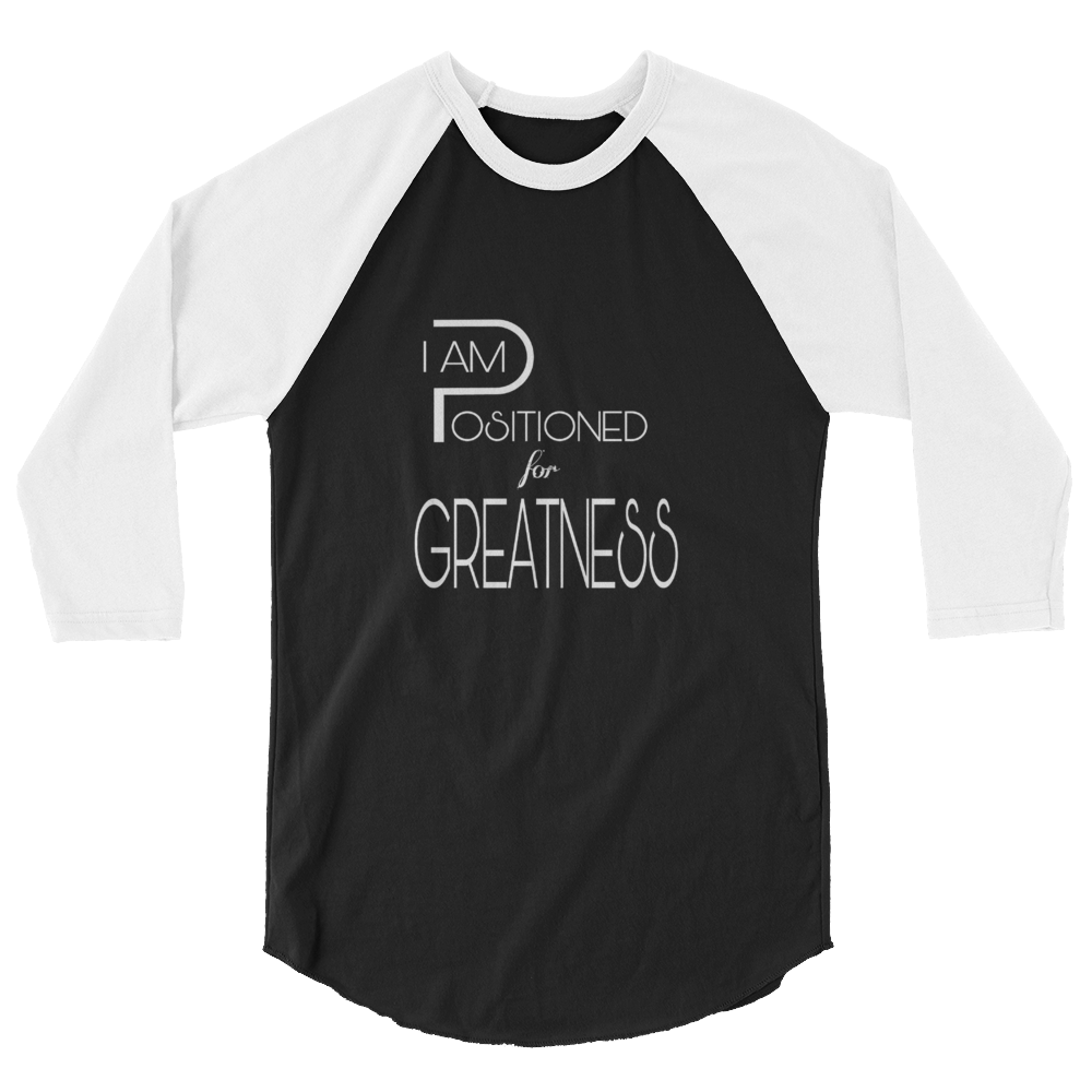 Positioned for Greatness Men/Unisex Baseball Tees - Be Ye AWARE Clothing