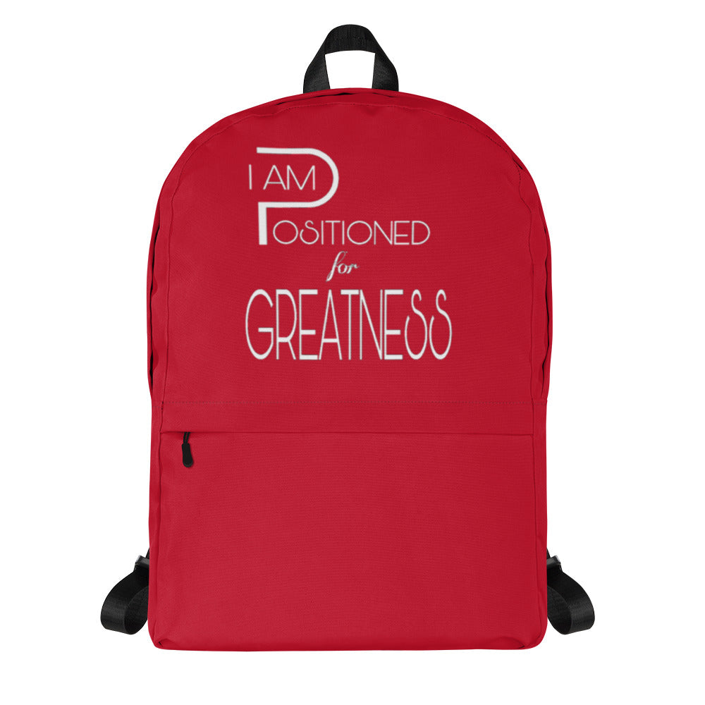 Positioned for Greatness Backpacks