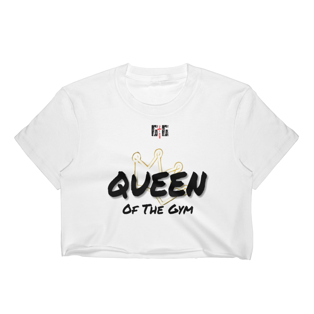 Queen of the Gym Crop Tops - Be Ye AWARE Clothing