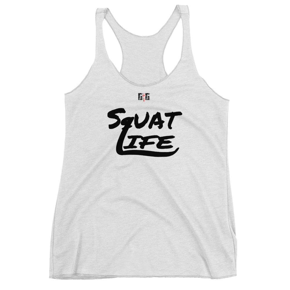Squat Life Ladies' Racerback Tanks - Be Ye AWARE Clothing